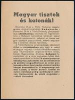1944. XII. 31. Szovjet propaganda röplap a magyar katonákhoz, átállásról. Egyben átállási igazolvány.