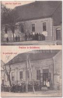 1909 Golubinci, Rim. kat. zupni ured, Kr. postanski ured / Római katolikus plébánialak, postahivatal / parish and post office