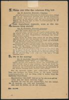 1944 Soldat! Du willst wissen. Szovjet propaganda röplap német katonák részére német nyelven / Sovie...