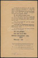 1945. 01.24.. Szovjet propaganda szórólap a Budán rekedt német katonáknak, mely megadásra szólítja ő...