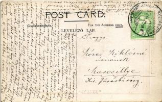 1913 "Cunard" RMS Franconia & Laconia Magyar Amerikai Vonal kivándorlási hajói. Fiume-...