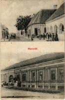 1910 Marót, Morovic; Híd utca, Marko Rosenberg üzlete / street view, shop of Rosenberg (EB)