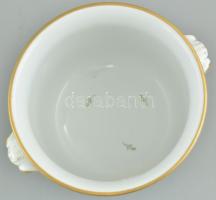 Herendi Eton mintás kaspó kaspó, kézzel festett, hibátlan, kopott aranyozás, jelzett, m:12 cm, d:18 ...