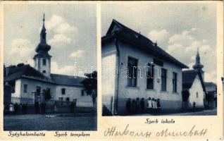 1938 Százhalombatta, Szerb templom és iskola (Rb)