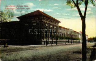 1914 Szenttamás, Bácsszenttamás, Srbobran; Községház. Sztankovic tőzsde kiadása / town hall (EK)