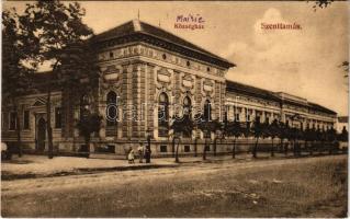 Szenttamás, Bácsszenttamás, Srbobran; községháza. Kuszli Dezső kiadása / town hall