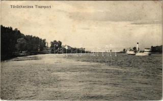 1919 Törökkanizsa, Nova Kanjiza, Novi Knezevac; Tisza part / Tisa riverside (fl)
