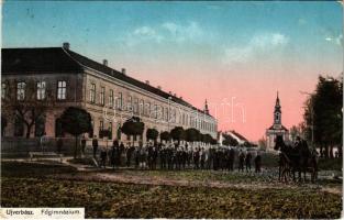 1914 Újverbász, Novi Vrbas (Verbász, Vrbas); Főgimnázium / school