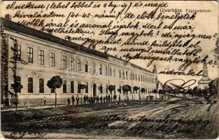 1914 Újverbász, Novi Vrbas (Verbász, Vrbas); Főgimnázium / school (EK)