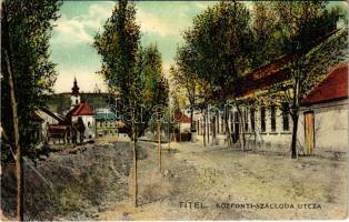 1914 Titel, Központi szálloda. Szuboticski Szimó kiadása / hotel