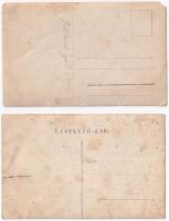 ~1910 Bethlen, Beclean; gát építése / dam construction - 2 db eredeti fotó / 2 original photos