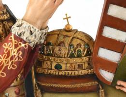 Szent István király és Szent László király relief a királyok csontereklyéivel.
Szent István és Szen...