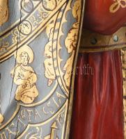 Szent István király és Szent László király relief a királyok csontereklyéivel.
Szent István és Szen...