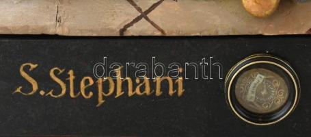 Szent István király és Szent László király relief a királyok csontereklyéivel.
Szent István és Szen...