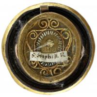 Szent István király és Szent László király relief a királyok csontereklyéivel.
Szent István és Szen...