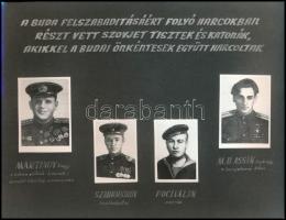 1980 Budapest felszabadításának 35. évfordulója alkalmából készült emlékalbum a szovjetekhez átált B...