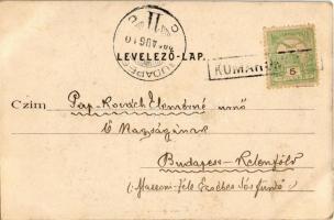 1902 Kajdacs (Tolna), Református és római katolikus templom. Steuermann Izidor kiadása