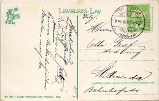 1914 Árvaváralja, Oravsky Podzámok; vár. Feitzinger Ede No. 869. / hrad / castle