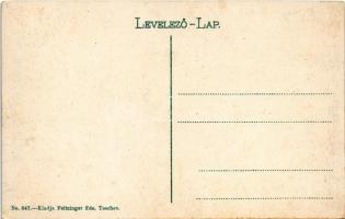 Árvaváralja, Oravsky Podzámok; vár, fatelep. Feitzinger Ede No. 647. 1917 / hrad / castle, lumber ya...