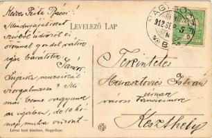 1912 Murány, Murányalja, Podmurán, Murán; vár. Lévai Izsó kiadása / castle