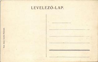 Krasznahorkaváralja, Krásnohorské Podhradie (Rozsnyó); Krasznahorka vára. Rufy János kiadása / Hrad ...