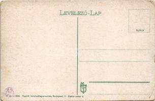 Zsolna, Zilina; Kossuth Lajos utca. Vasúti levelezőlapárusítás 9. 1916. / street (EK)