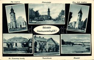 Vásárosnamény, vasútállomás, Fő utca, Dr. Tomcsányi kastély (EK)