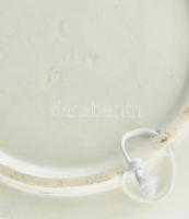 Telekibánya népi falitányér, 1920 körül, apró lepattanások, jelzett. d: 19,5 és 22 cm