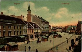 1909 Sopron, Várkerület, utca, Szálloda a fehér rózsához, Kereskedelmi Bank