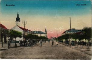 1915 Derecske, utca, templomok