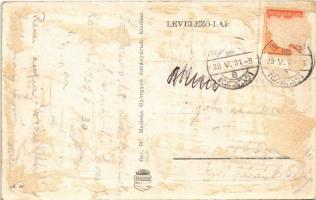 1939 Krasznahorkaváralja, Krásnohorské Podhradie; vár. Özv. Dr. Mariska Györgyné kiadása / Hrad Krás...