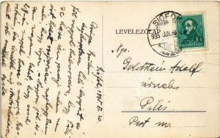 1935 Siófok, Székely féle Parti penzió, Újfürdőtelep, reklám (Rb)