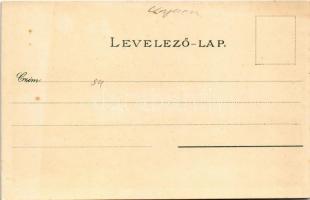 Balatonfüred, Tihany látképével. Künstler-Heliocolorkarte No. 2791. von Ottmar Zieher, litho s: Raou...