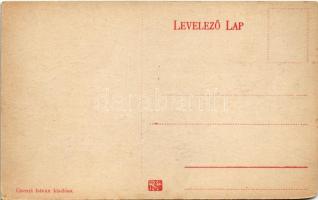 Révfülöp, fürdőhöz vezető sétány kabinokkal. Csényi István kiadása