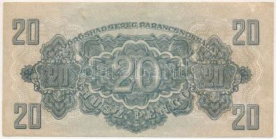 1944. 20P "A Vöröshadsereg Parancsnoksága" T:III elcsúszott nyomat
Adamo P45