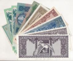 1914-2003. 10db-os magyar bankjegytétel, közte 1914. 2K T:II-III