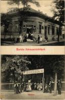 Budapest XVI. Rákosszentmihály, Hornyok Gyuláné vegyeskereskedés üzlete, Menartovits Lajos kávéháza