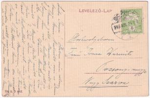 1916 Sopron, Deák tér, Löbl M. táncintézete