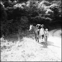 cca 1979 A királyfi mindig lóháton érkezik, a bugyi nélkül várakozó lányokhoz, Menesdorfer Lajos (19...