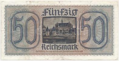 Német Harmadik Birodalom / Német megszállt területek 1940-1945. 50M T:III,III- beszakadások, ly.
Ge...