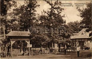 1929 Budapest XII. Erber János Jánoshegyi nagyvendéglő bejárata és saját kiadása (EK)