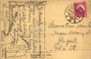 1929 Budapest XII. Erber János Jánoshegyi nagyvendéglő bejárata és saját kiadása (EK)