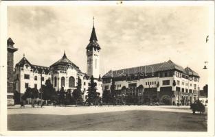 Marosvásárhely, Targu Mures; Városháza, Közművelődési ház / town hall, community center (fl)