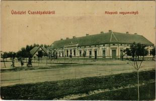 1914 Csanádpalota, Központi nagyvendéglő. W.L. Bp. 5445. M. Buja Gyula kiadása