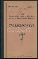 1930 A Pécsi állami, megyei, városi és közintézeti altisztek önművelődési körének tagsági könyve