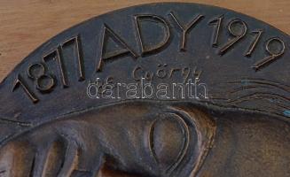 György Albert (1949-) 1986. "Ady 1877-1919 / Ifjú szívekben élek s mindig tovább" Br emlék...