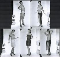 cca 1974 A szépség szimfóniája, szolidan erotikus felvételek, 13 db mai nagyítás, 12,7x9 cm