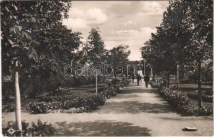 1929 Szekszárd, park. Kaszás Sándor kiadása