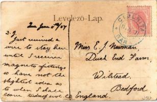 1917 Budapest XIV. Ős-Budavár, Ősbudavár; torony. Montázs (EK)