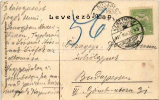 1907 Keszthely, Balaton part, móló. Vasvári József kiadása